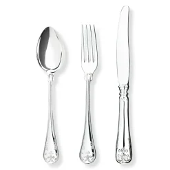 Gammal Fransk dinervork zilver, 20 cm