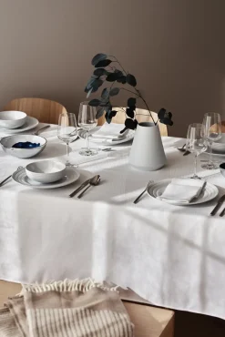 Geometric tafelkleed 147x250 cm, Wit