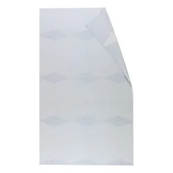 Geometric tafelkleed 147x250 cm, Blauw-wit