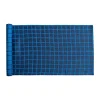 Geruite jacquardgeweven tafelloper 45x150 cm, Blue-black