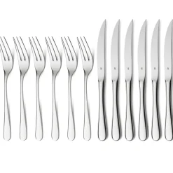 Geschenkidee grillbestek 12-delig, Roestvrij staal