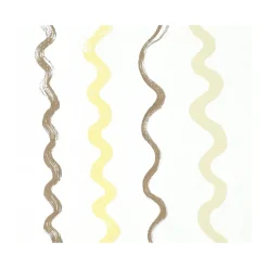 Gestreept tafelzeil, White-yellow