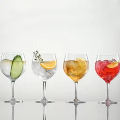 Gin-tonicglas 63 cl, 4 stuks, transparant