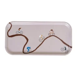 Giro dienblad 22x43 cm, Roze