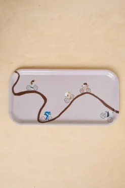 Giro dienblad 22x43 cm, Roze