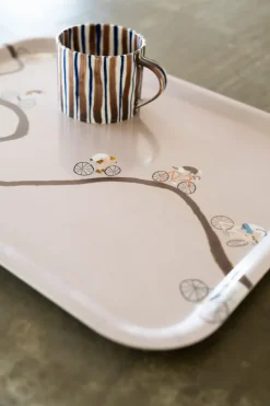 Giro dienblad 33x43 cm, Roze