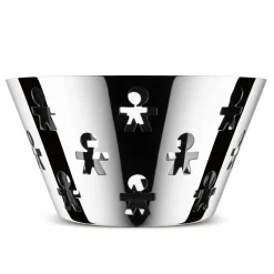 Girotondo fruitschaal hoog, roestvrij staal