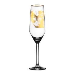 Golden Butterfly champagneglas 30 cl, Gold