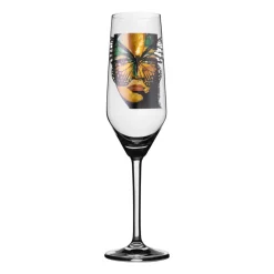 Golden Butterfly champagneglas 30 cl, Clear