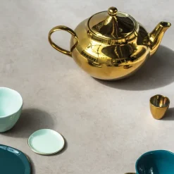 Good Morning theepot 1,2 L, Goudkleurig