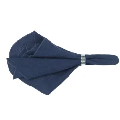 Gracie linnen servetten, donkerblauw (Insignia blue)