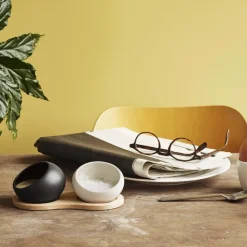 Grand Cru peper- en zoutvaten, zwart-wit