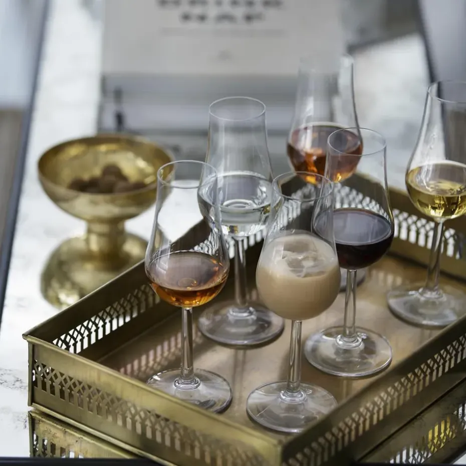 Grand Cru sterke drank glas 2-delig, 2 delig