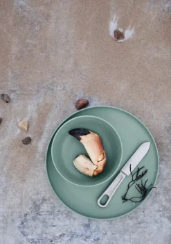 Grand Cru Take melamine bord Ø26 cm 2-pack, Mistgroen