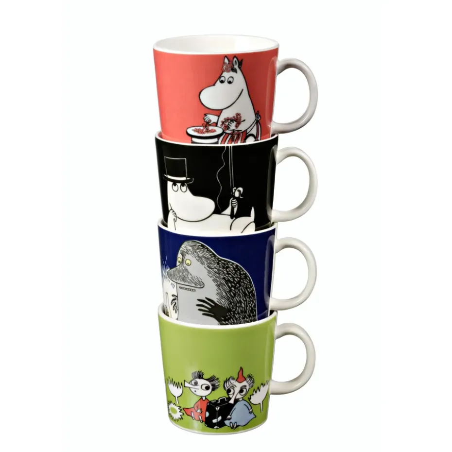 Groke Moomin mok, blauw