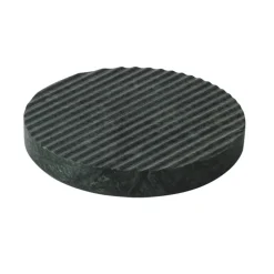 Groove onderzetter marmer (pannen), groen - klein