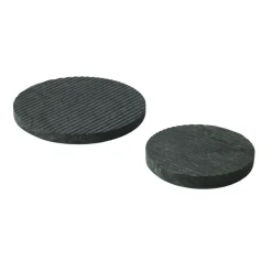 Groove onderzetter marmer (pannen), groen - groot