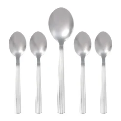 Groovy bestekset 5-delig, Roestvrij staal