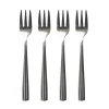 Groovy taartvork 4-pack, Roestvrij staal