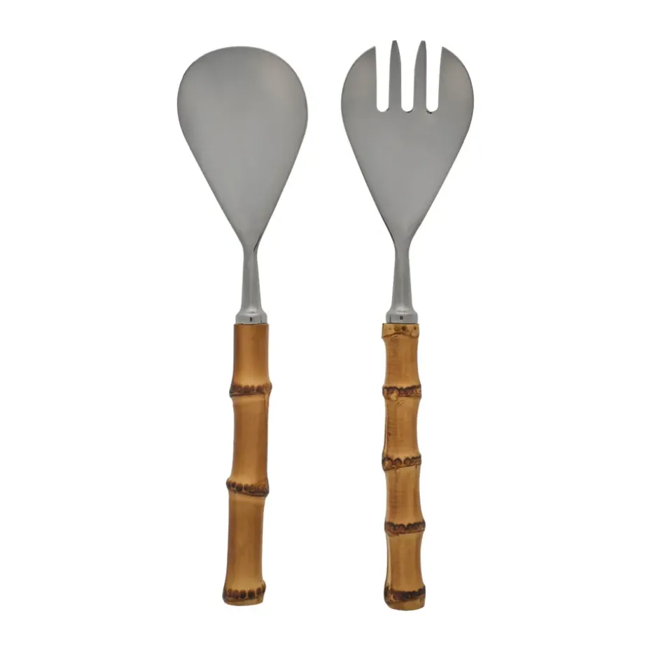 Grove saladebestek, 2-delig