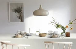 Gåsöga tafelkleed ongebleekt, 150x350 cm