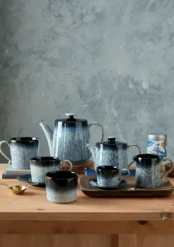 Halo brew espressokop 10 cl, Blauw-grijs-zwart