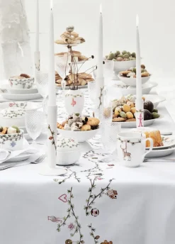 Hammershøi Christmas tafelkleed 150x370 cm, Wit