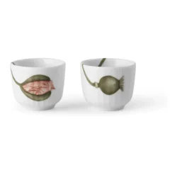 Hammershøi Poppy eierdop 2-pack, Wit-decor