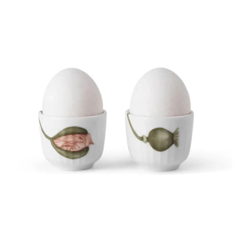 Hammershøi Poppy eierdop 2-pack, Wit-decor