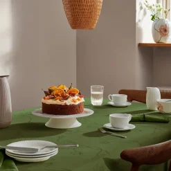 Hammershøi Poppy tafelkleed damast groen, 150x320 cm