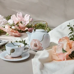 Hammershøi Poppy theekop met schotel 38 cl, Wit