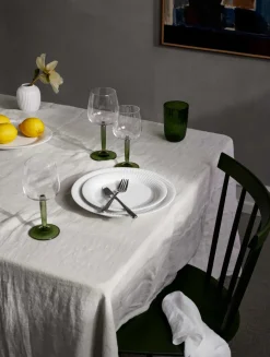 Hammershøi rodewijnglas 49 cl 2-pack, Doorzichtig-groen