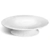 Hammershøi taartbord op voet Ø30 cm., wit