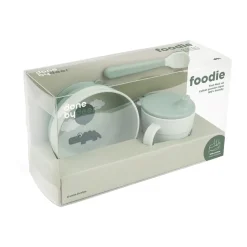 Happy Clouds foodie first meal serviesset 3-delig, Green