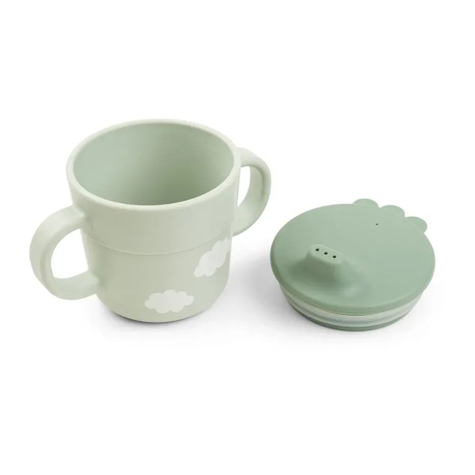 Happy Clouds foodie first meal serviesset 3-delig, Green