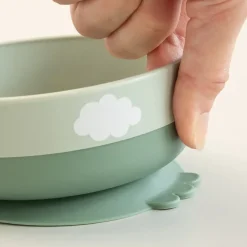 Happy Clouds foodie first meal serviesset 3-delig, Green