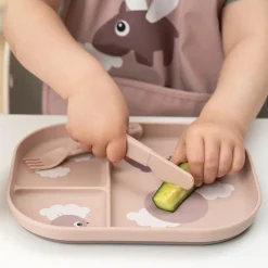 Happy Dots foodie bestekset 3-delig, Powder