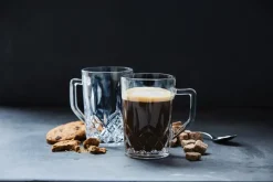 Harvey koffieglas met oor 27,5 cl 4-pack, Helder