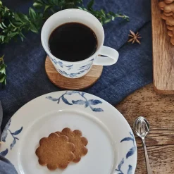 Havspil mok 30 cl 4-pak, blauw-wit