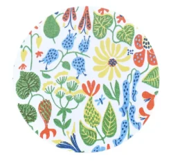 Herbarium gele pannenonderzetter, Ø 21 cm