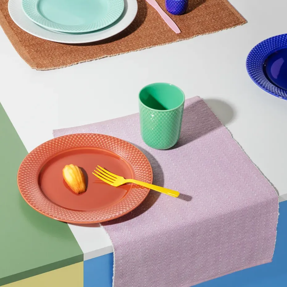 Herringbone placemat 30x43 cm, Paars