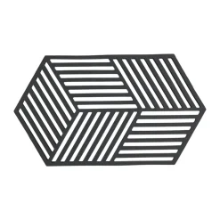 Hexagon pannenonderzetter groot, Black