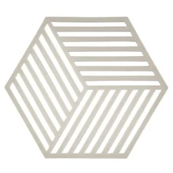 Hexagon pannenonderzetter, warm grey (warmgrijs)
