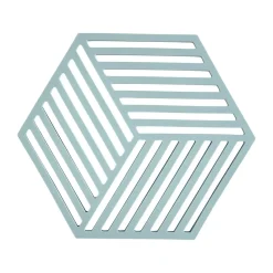Hexagon pannenonderzetter, Fog blue