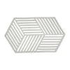 Hexagon pannenonderzetter groot, Warm Grey