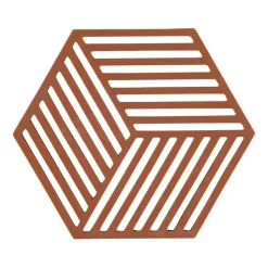Hexagon pannenonderzetter, Terracotta