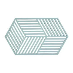 Hexagon pannenonderzetter groot, Fog blue