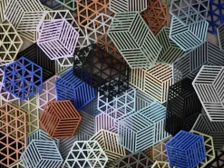 Hexagon pannenonderzetter groot, Rosemary