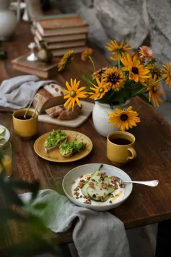 Höganäs Keramik Daga diep bord Ø19 cm, Zand