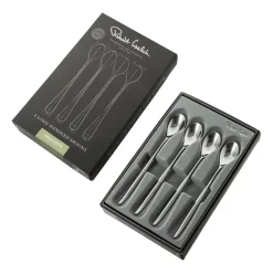 Hidcote Bright lattelepel 4-pack, Roestvrij staal